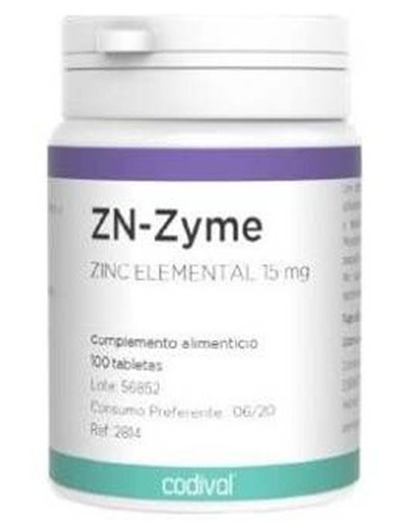 Zn-Zyme 15Mg. 100Comp. de Codival