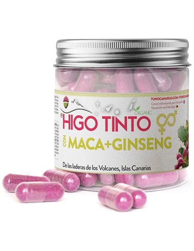 Higo Tinto Con Maca Y Ginseng 90Cap. de Tuno Canarias