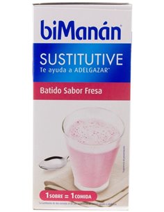 Batido Sustitutivo Fresa 6Sbrs. de Bimanan