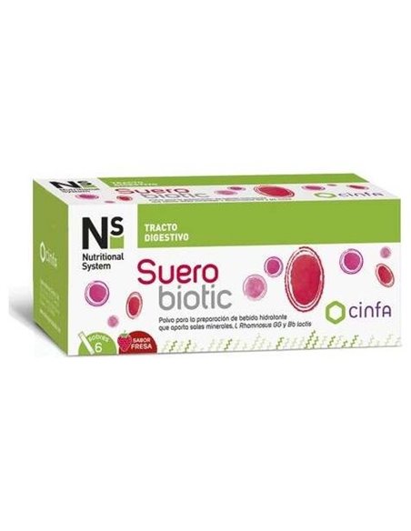 Ns Suerobiotic Fresa 6 Sobres de Ns