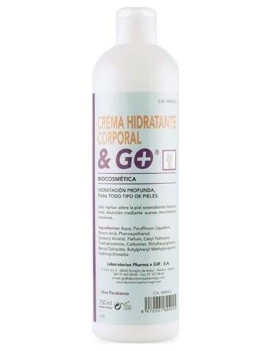 Crema Hidratante Corporal 750Ml. de Pharma & Go