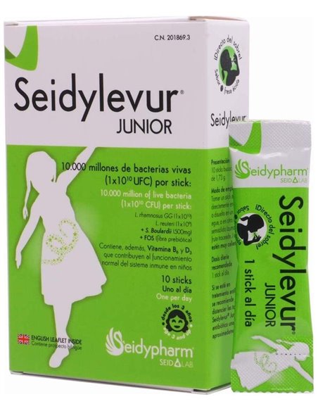 Seidylevur Adultos 3,7 G 10 Sticks de Seid