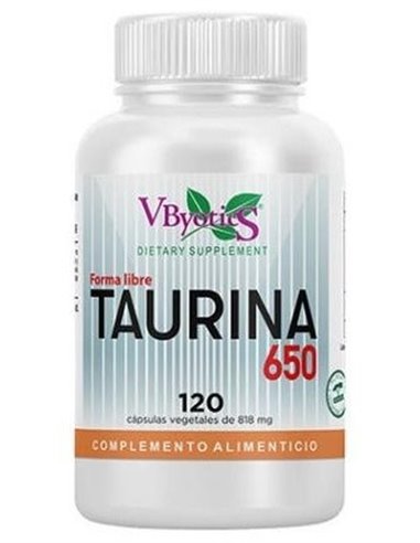 Taurina 650 120Vcaps. de Vbyotics
