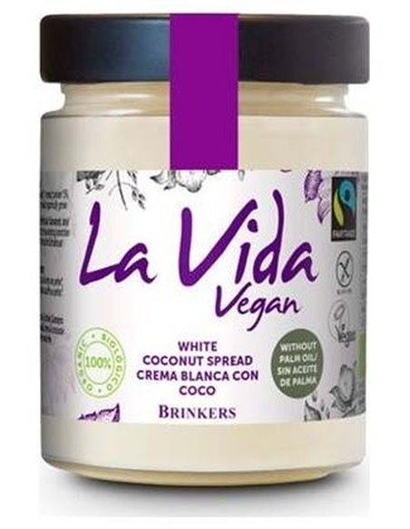 Crema Blanca Con Coco 600Gr. Bio Sg Vegan de La Vida Vegan