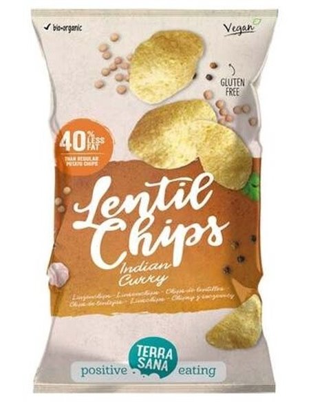 Chips de Lentejas con Curry Hindú de Terrasana