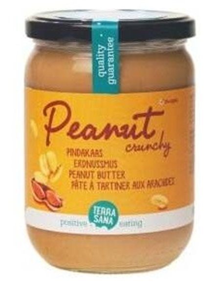 Crema De Cacahuete Crunchy Sin Sal 500Gr. Bio de Terrasana