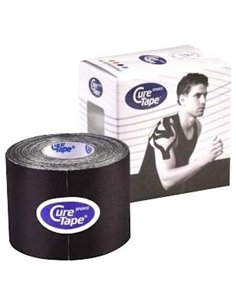 Cure Tape Negro Vendaje Neuromuscular (5Cm X 5M) de Cure Tap