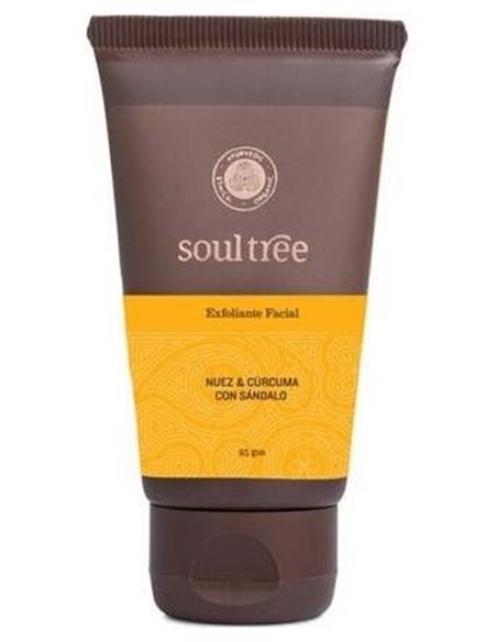 Exfoliante Facial Nuez, Curcuma Y Sandalo 100Gr. de Soultree