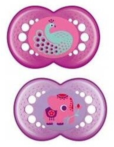 Chupete Sili Fisio +6M 2Un Rosa de Mam