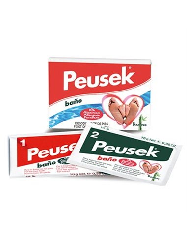 Peusek Baño Antitranspirante Pies 2Sbrs. de Peusek