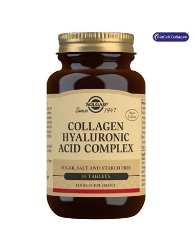 Colagen Acido Hialuronico Complex 120Mg. 30Comp. de Solgar