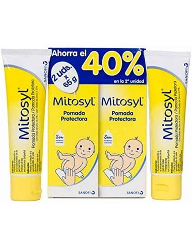 Mitosyl Pomada Protectora 2 Tubos 65Gr de Mitosyl