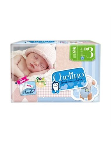 Chelino Pañal Inf Tumbado T3 4-10Kg 36Un de Chelino