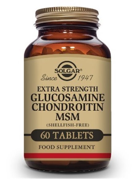 Glucosamina Condroitina Msm Concentrado 60Comp. de Solgar