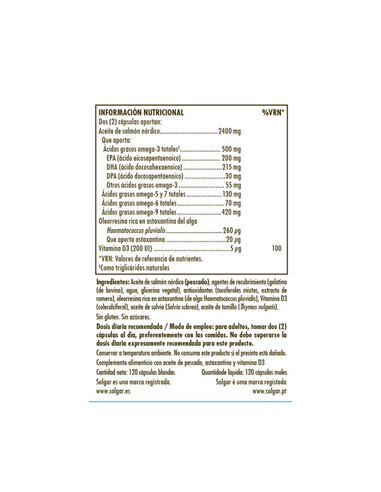 Full Spectrum Omega 120Cap. de Solgar