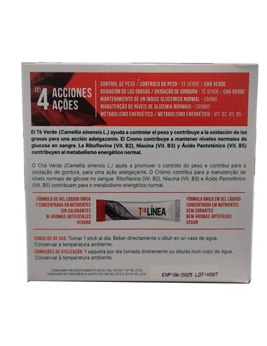 T4 Linea Sabor Pomelo 28Sticks de B.Green (Lab. Lebudit)