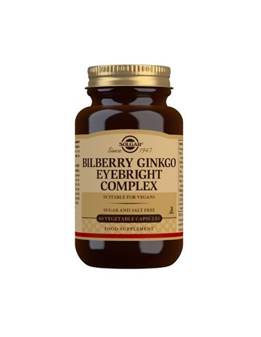 Bilberry Ginkgo Eyebright 60Cap. de Solgar