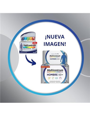 Multicentrum Hombre Select 50+ 90Comp. de Multicentrum