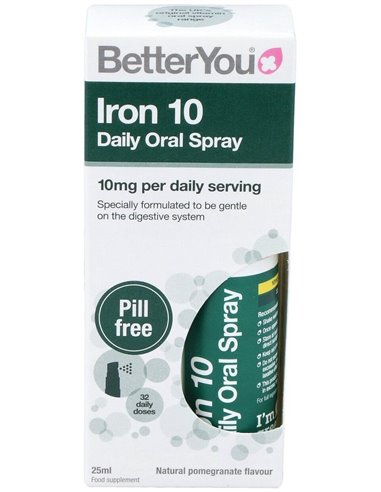 Iron 10 Hierro Spray Oral 25Ml. de Better You