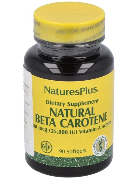 Natural Betacaroteno 90Perlas de Natures Plus