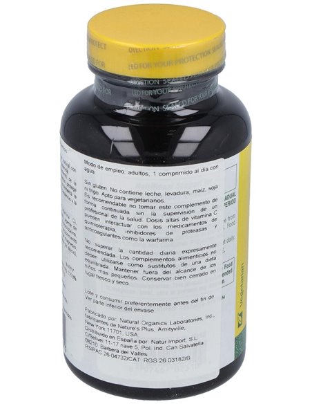 Vit. C 1000Mg.Con Escaramujo 180Comp. de Natures Plus