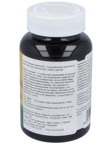 Animal Parade Vit.C  90Animales Masticables de Natures Plus