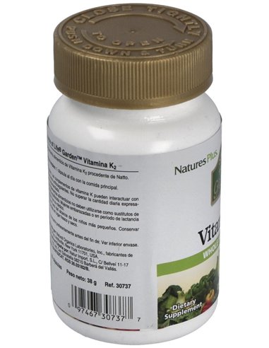 Garden Source Of Life Vitamina K2 60Cap. de Natures Plus