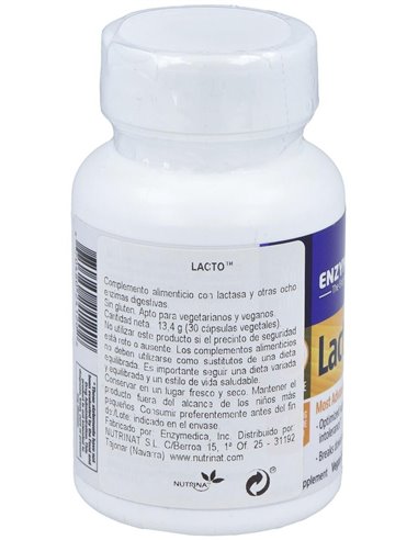 Lacto 30Cap.Veg. de Enzymedica