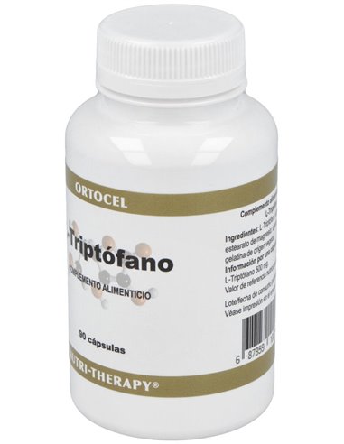 Triptofano 500Mg. 90Cap. de Ortocel Nutri-Therapy