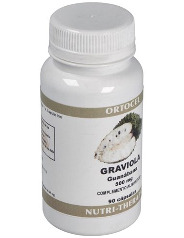 Graviola Extracto 500Mg. 90Cap. de Ortocel Nutri-Therapy