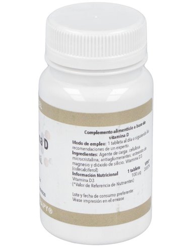 Vitamina D 4000Ui 100Comp. de Ortocel Nutri-Therapy