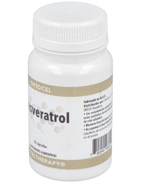 Resveratrol 30Cap. de Ortocel Nutri-Therapy