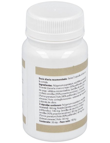 Resveratrol 30Cap. de Ortocel Nutri-Therapy