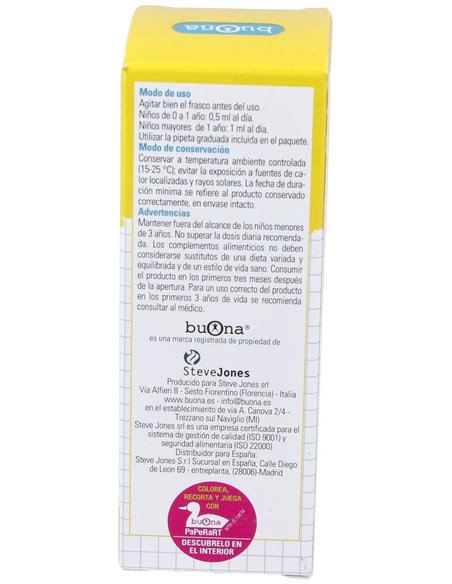 Buonavit Baby Polivitaminico Gotas 20Ml. de Buona