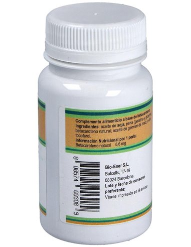 Betacaroteno/Pro-Vitamina A 100Perlas de Nutri-Force
