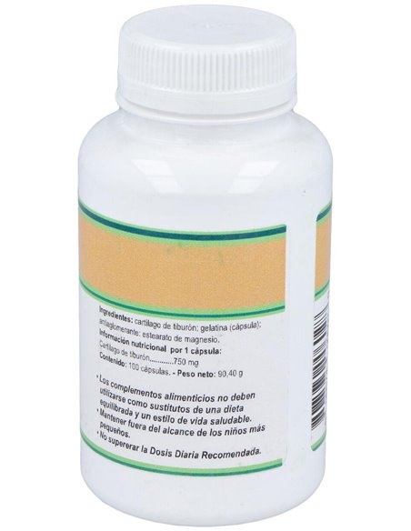 Cartilago De Tiburon 750Mg. 100Cap. de Nutri-Force