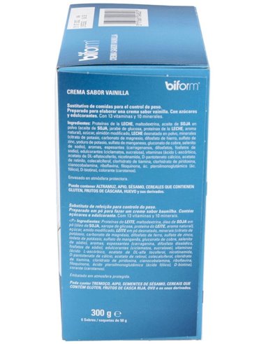Biform Crema Vainilla 6Sbrs de Dietisa (Dielisa)