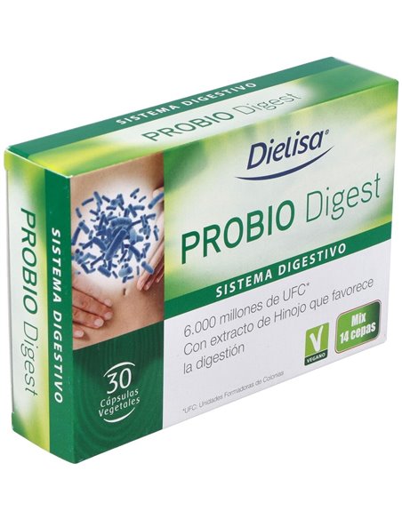 Probiodigest   Envase 3O Cápsulas(30 Dias) de Dielisa®