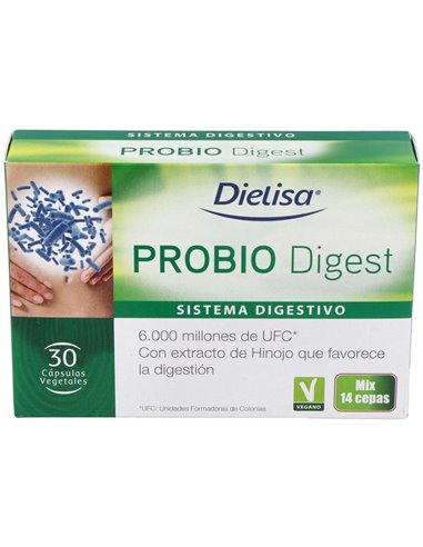 Probiodigest   Envase 3O Cápsulas(30 Dias) de Dielisa®
