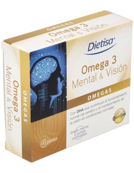 Omega 3 Mental Y Vision 45Perlas de Dietisa (Dielisa)