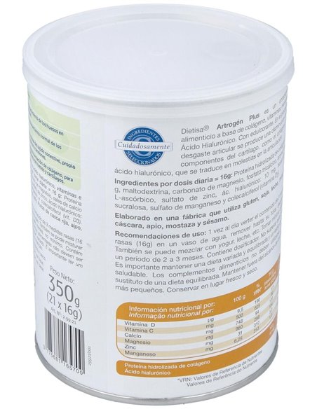 Artrogén Plus   Envase 350 G(22 Días) de Dielisa®