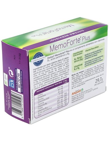 Memoforte Plus 60Cap. de Dietisa (Dielisa)