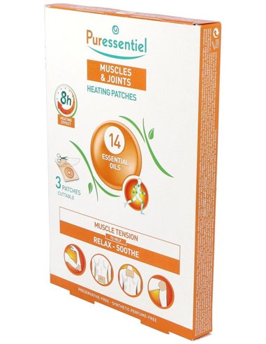 Articulaciones Y Musculos Con Calor 14 Ae 3Parches de Puressentiel
