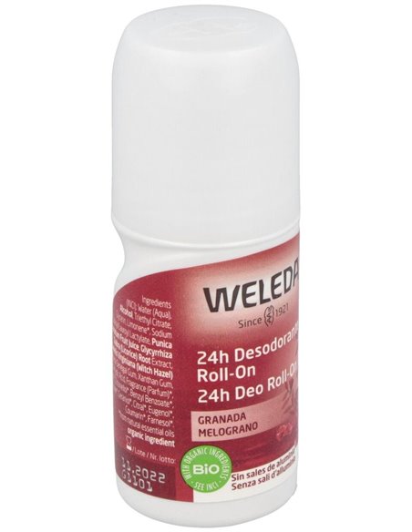 Granada 24h Desodorante Roll-On 50ml de Weleda