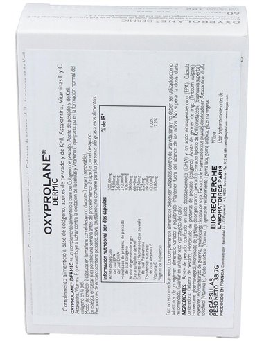 Oxyprolane Dermic 60Cap. de Bio-Recherche