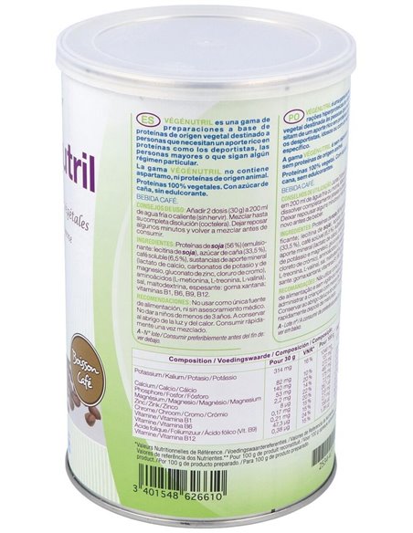 Vegenutril Cafe Bote 300Gr. de Nutergia