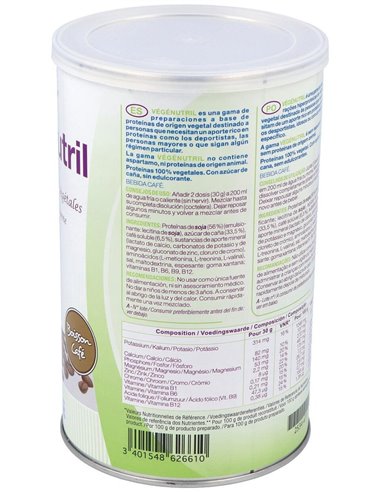Vegenutril Cafe Bote 300Gr. de Nutergia