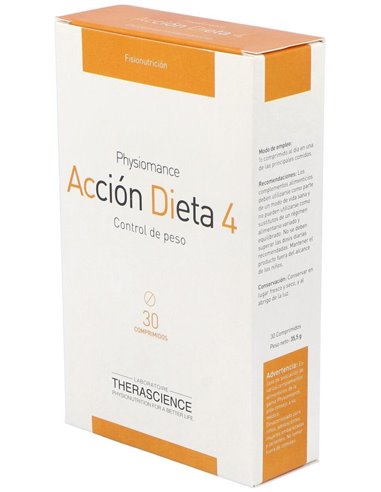 Physiomance Accion Dieta 4 30Comp. de Therascience