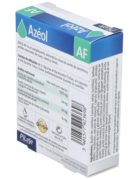 Azeol Af 30 cápsulas de Pileje