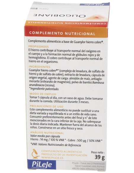 Oligobiane Fecu     90 cápsulas de Pileje